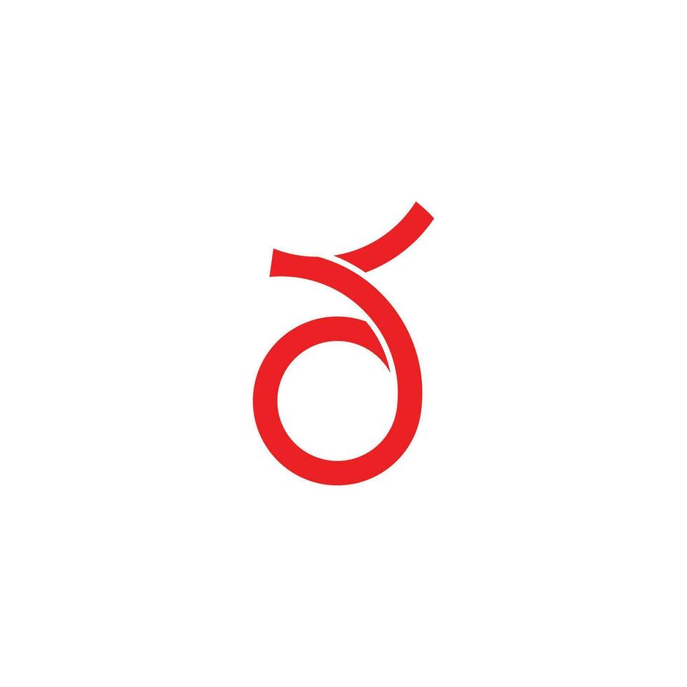 lettre ds cercle mouvement géométrique tourner logo vecteur