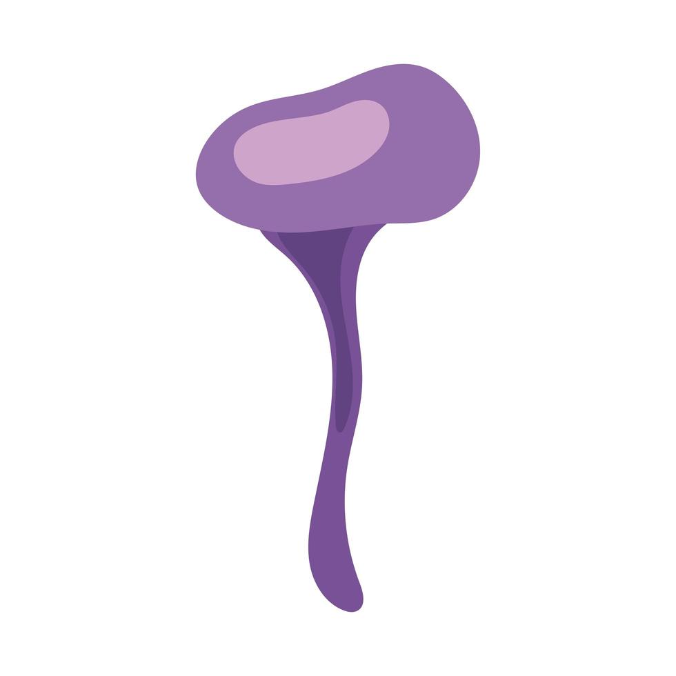 champignon plante cortinarius orellanus style de dessin à la main vecteur