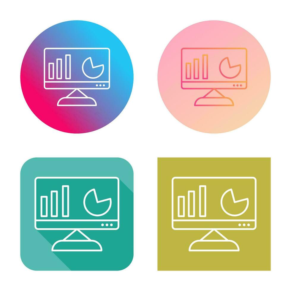 icône de vecteur analytique unique