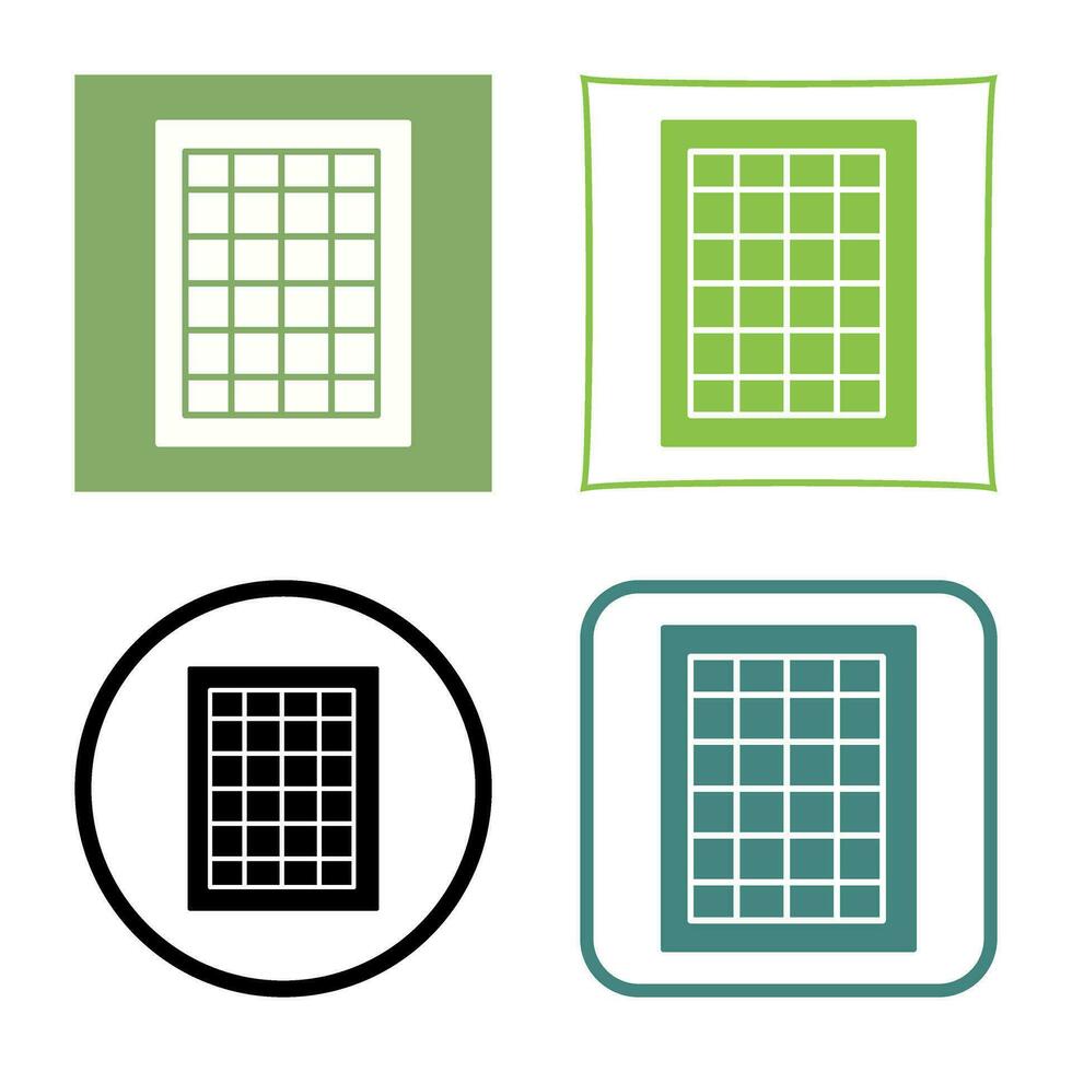 table des taux vecteur icône