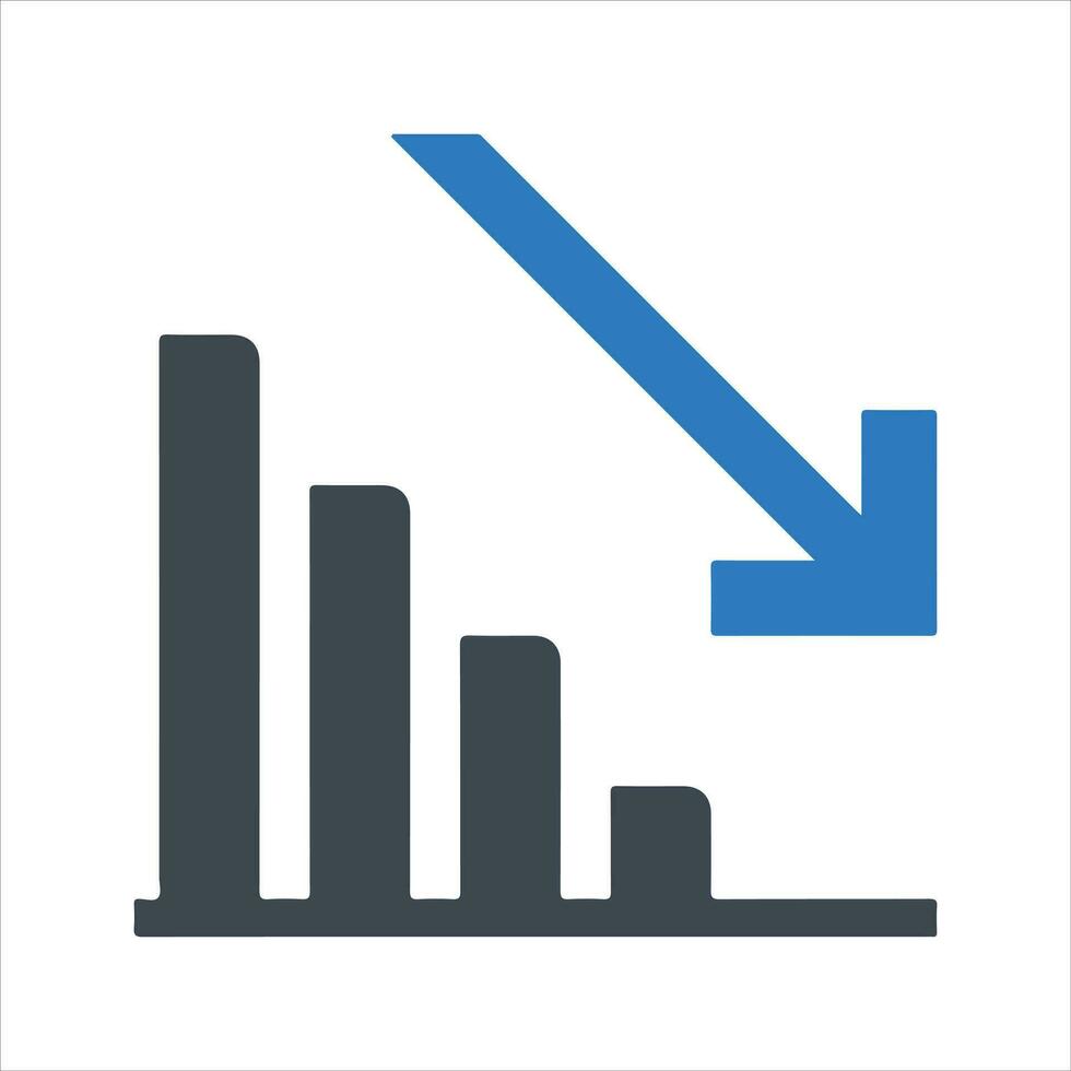 financier graphique icône. vecteur et glyphe