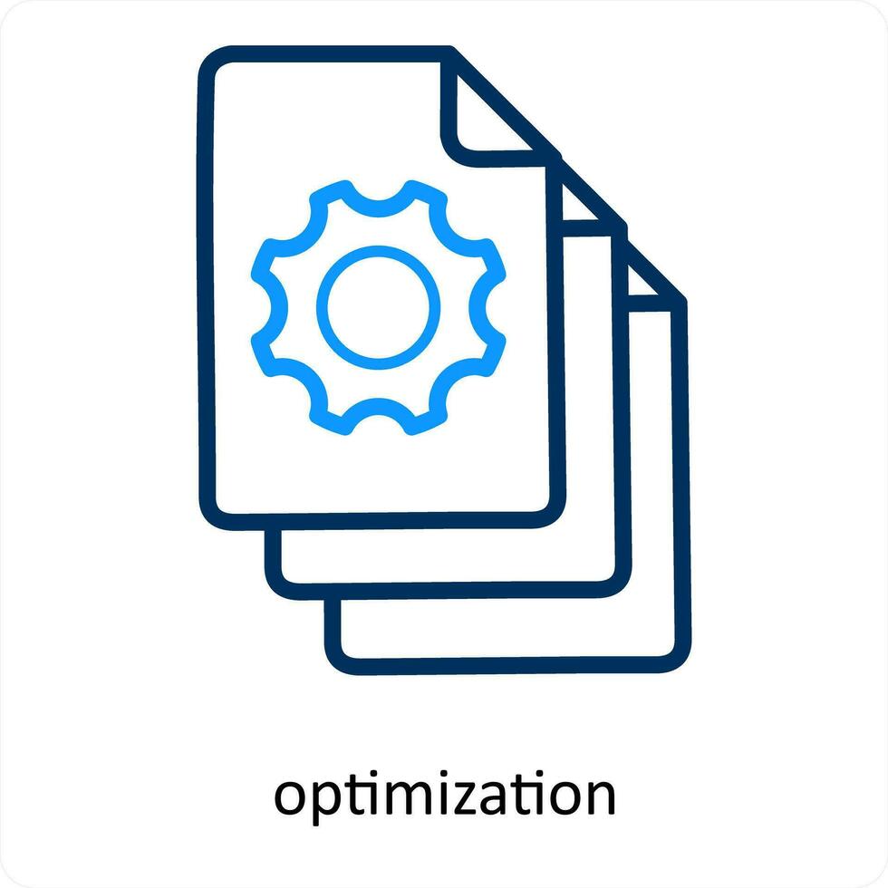 optimisation et réglage icône concept vecteur