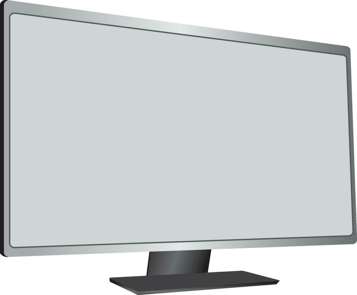 isolé 3d moniteur vecteur