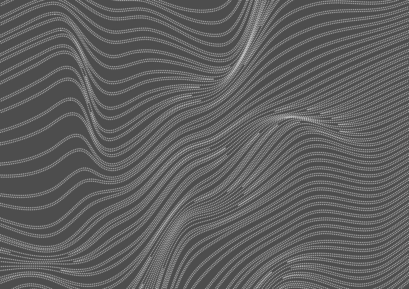 gris à pois lignes réfraction 3d vagues abstrait Contexte vecteur