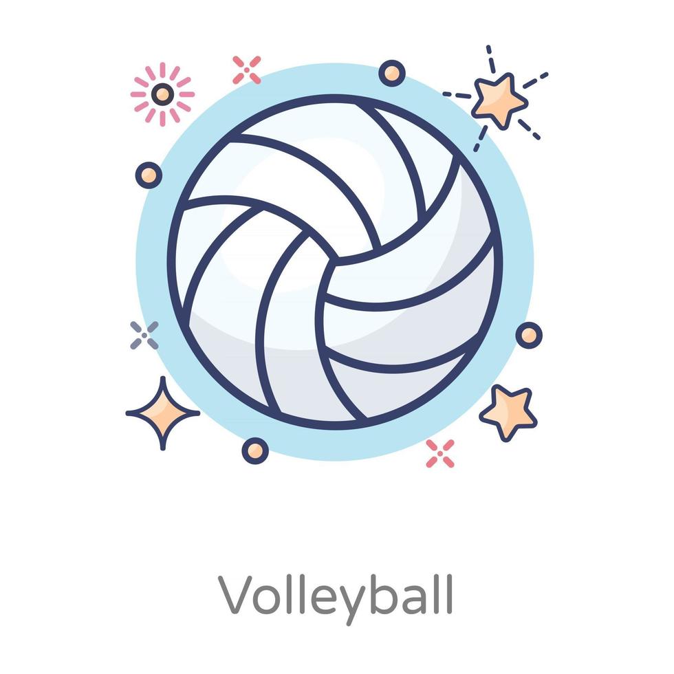 conception de sports de volley-ball vecteur