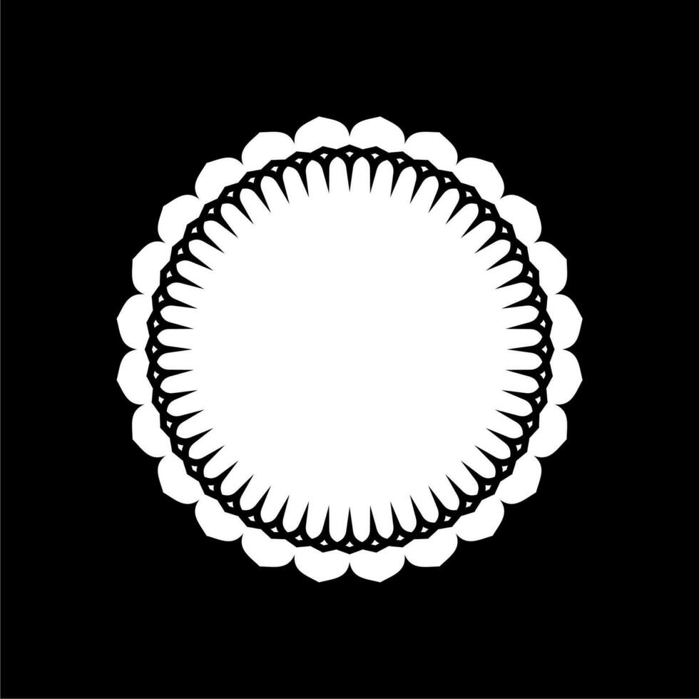 ornemental motif modèle, artistique en forme de cercle, moderne contemporain mandala, pour décoration, arrière-plan, décoration ou graphique conception élément. vecteur illustration