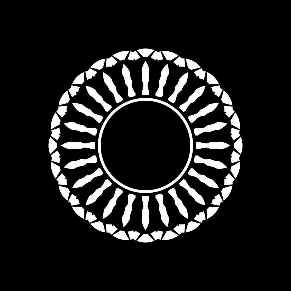 ornemental motif modèle, artistique en forme de cercle, moderne contemporain mandala, pour décoration, arrière-plan, décoration ou graphique conception élément. vecteur illustration