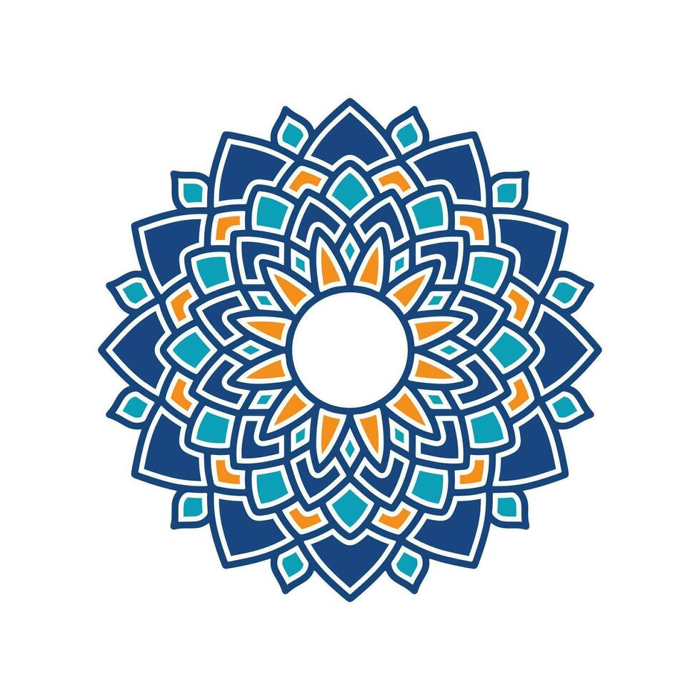 circulaire modèle dans forme de mandala. Oriental modèle, vecteur illustration. Islam, arabe, Indien, turc, Pakistan, Chinois, ottoman motifs