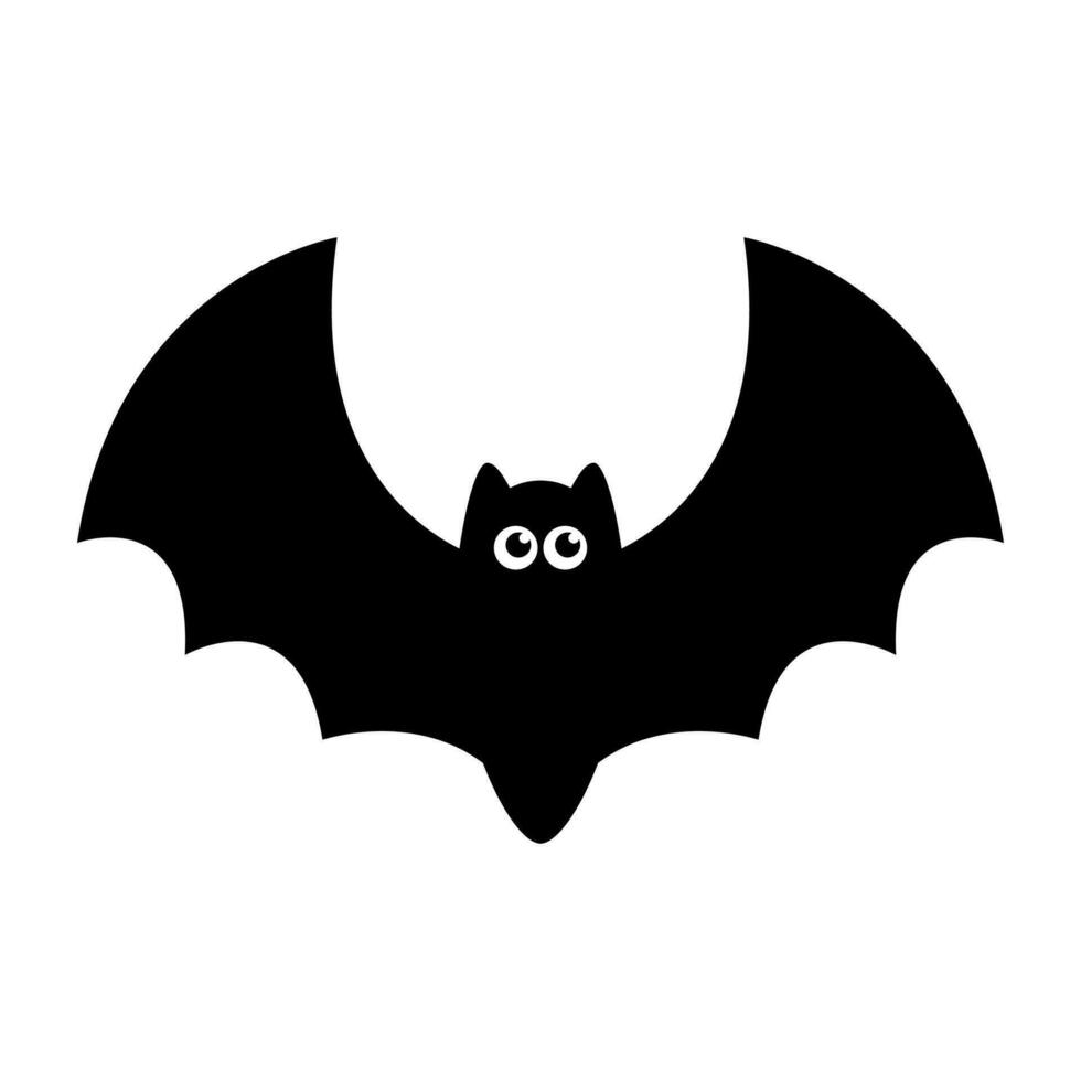 mignonne en volant chauve souris dessin animé Halloween. vecteur