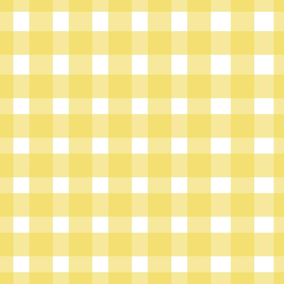 mignonne Jaune modèle plaid texture Contexte sans couture modèle. Contexte conception texture. pastel couleurs, vecteur illustration. mignonne Jaune