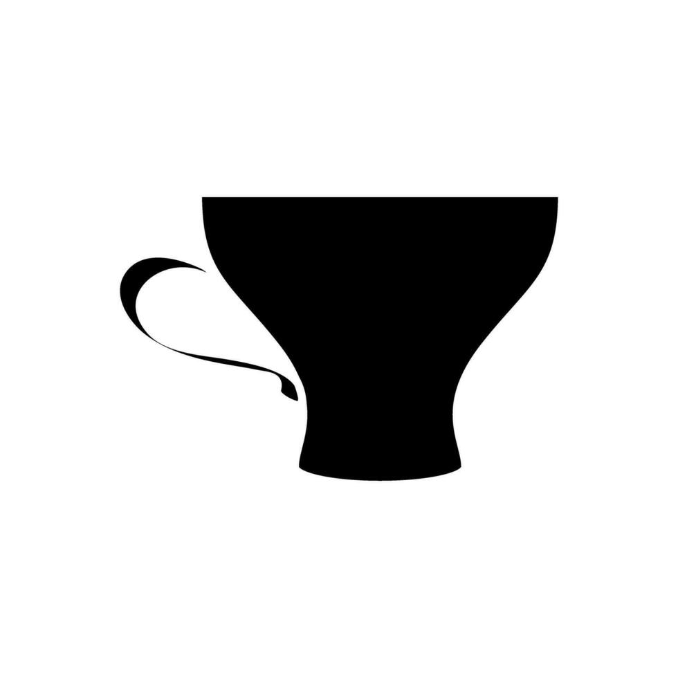 café tasse icône vecteur. thé tasse illustration signe. moka symbole. thé logo. chaud boisson marquer. vecteur