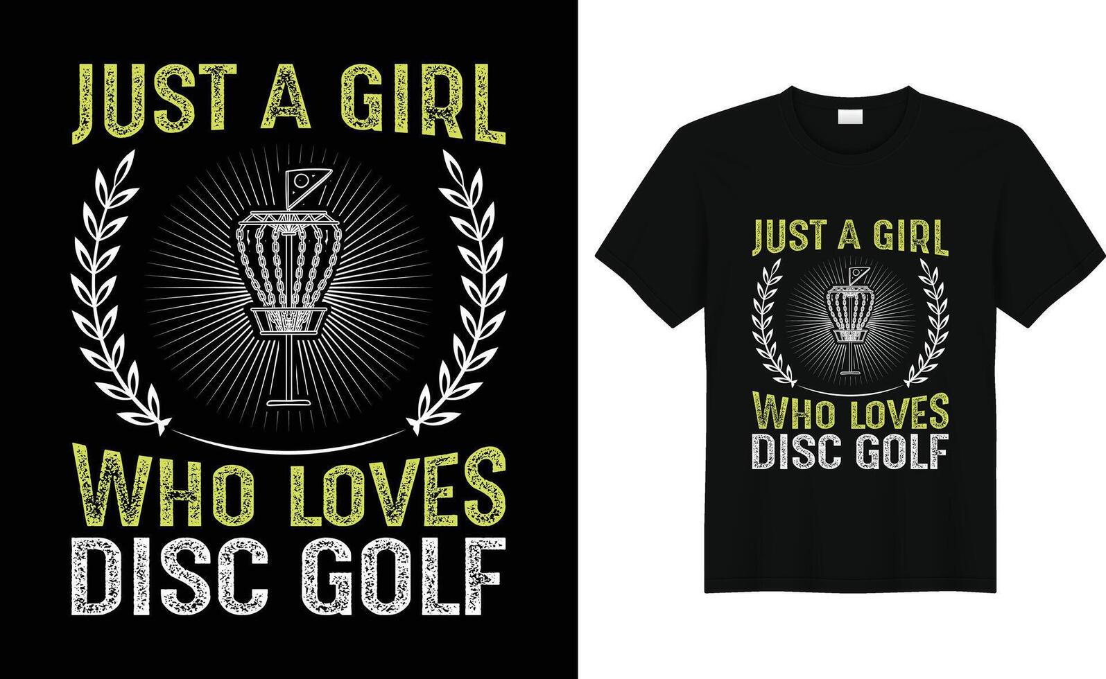 disque le golf vecteur T-shirt affiche agresser conception vecteur