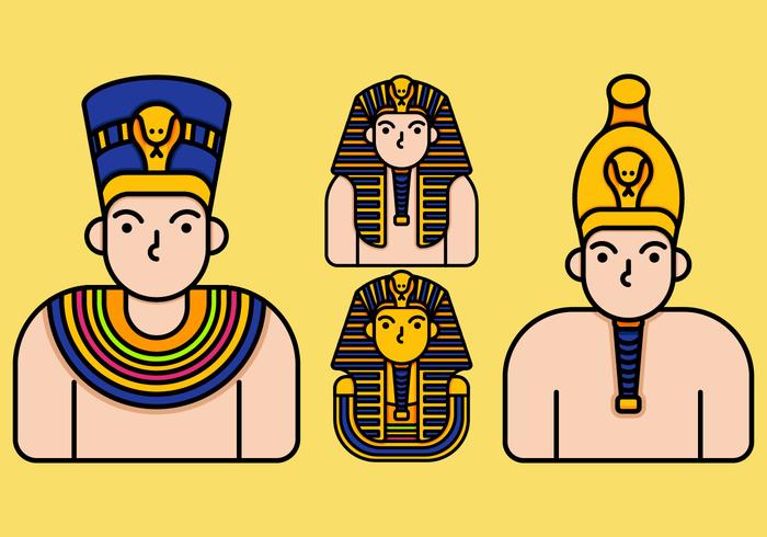 Pharaon icône vecteur