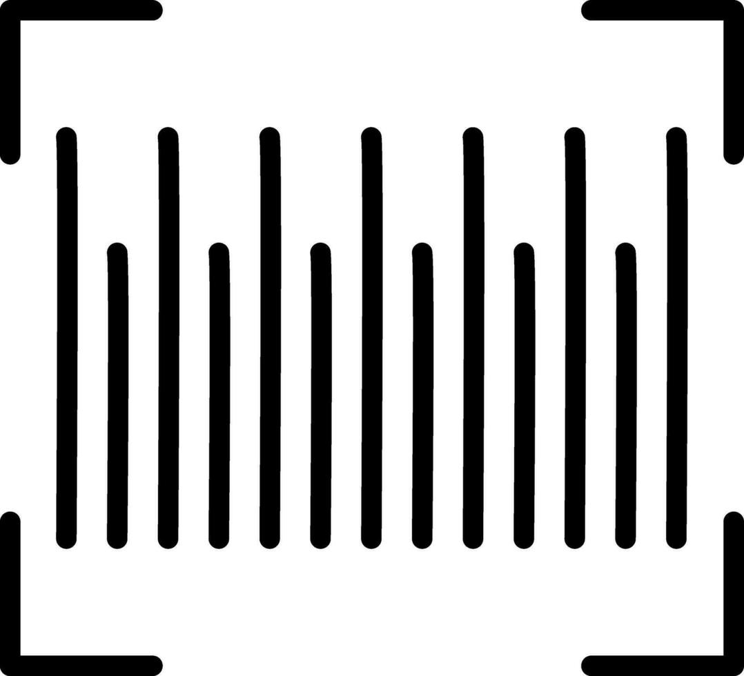 conception d'icône de vecteur de code à barres