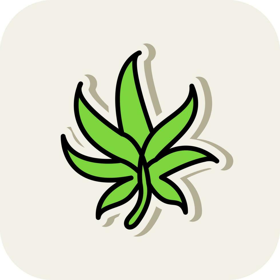 cannabis vecteur icône conception