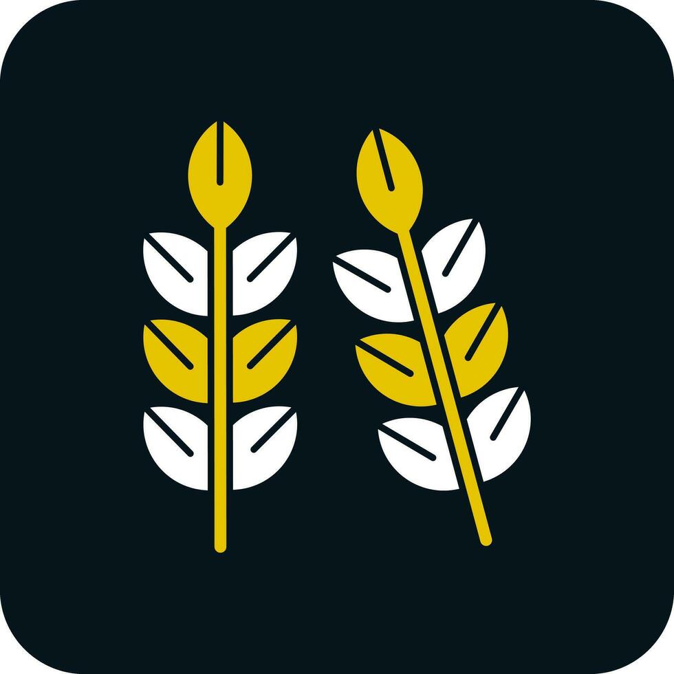 conception d'icône de vecteur de blé