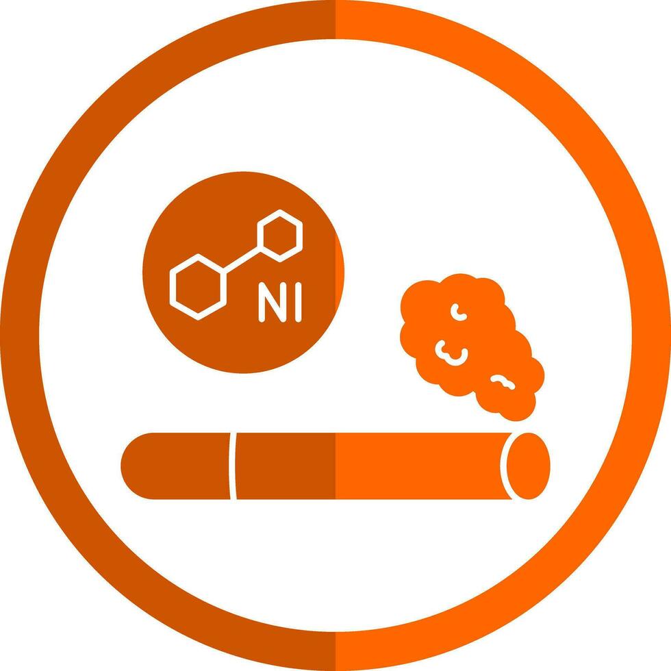 nicotine vecteur icône conception