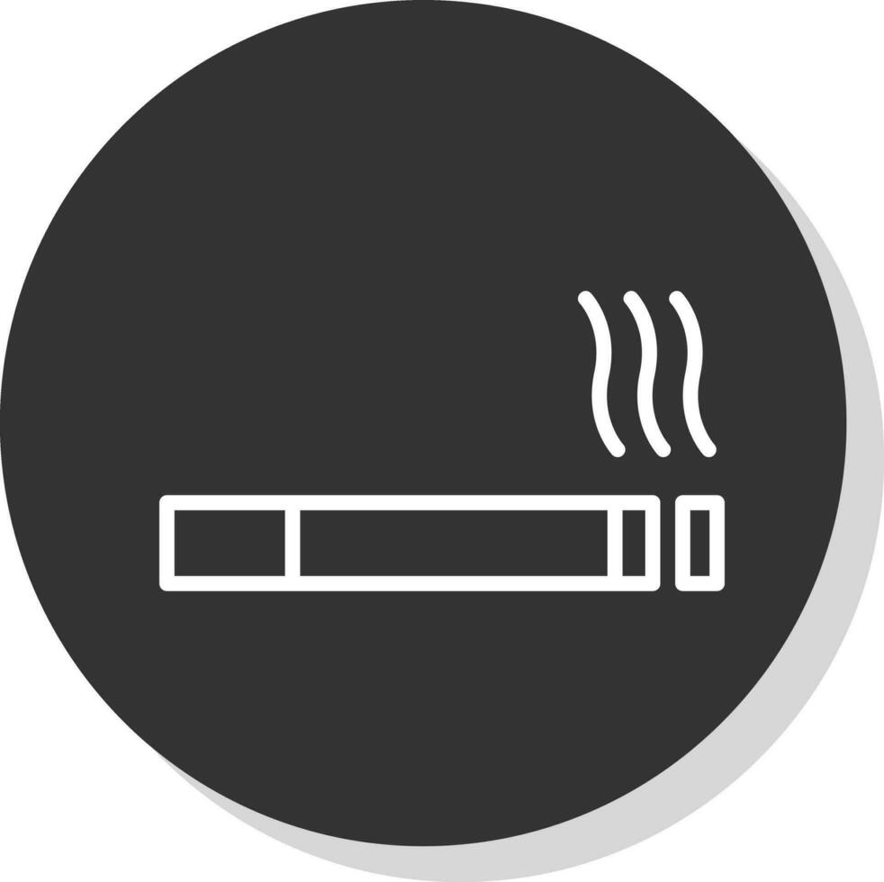 conception d'icône de vecteur de cigarette