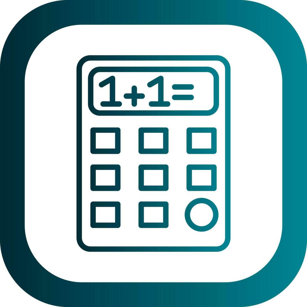 conception d'icône de vecteur de calculatrice