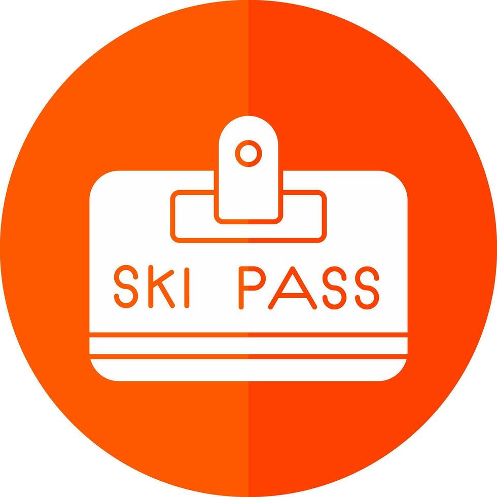 ski passer vecteur icône conception