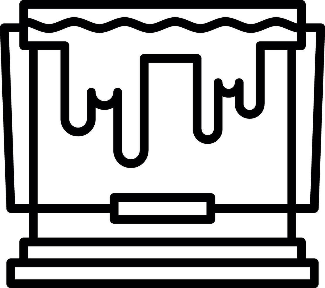 conception d'icône de vecteur de seau de peinture