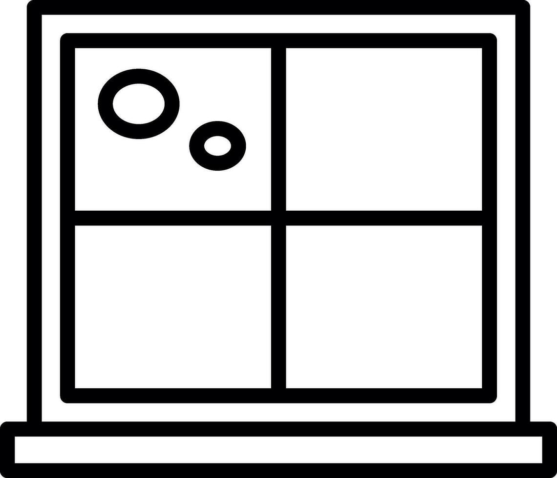 conception d'icône de vecteur de fenêtre