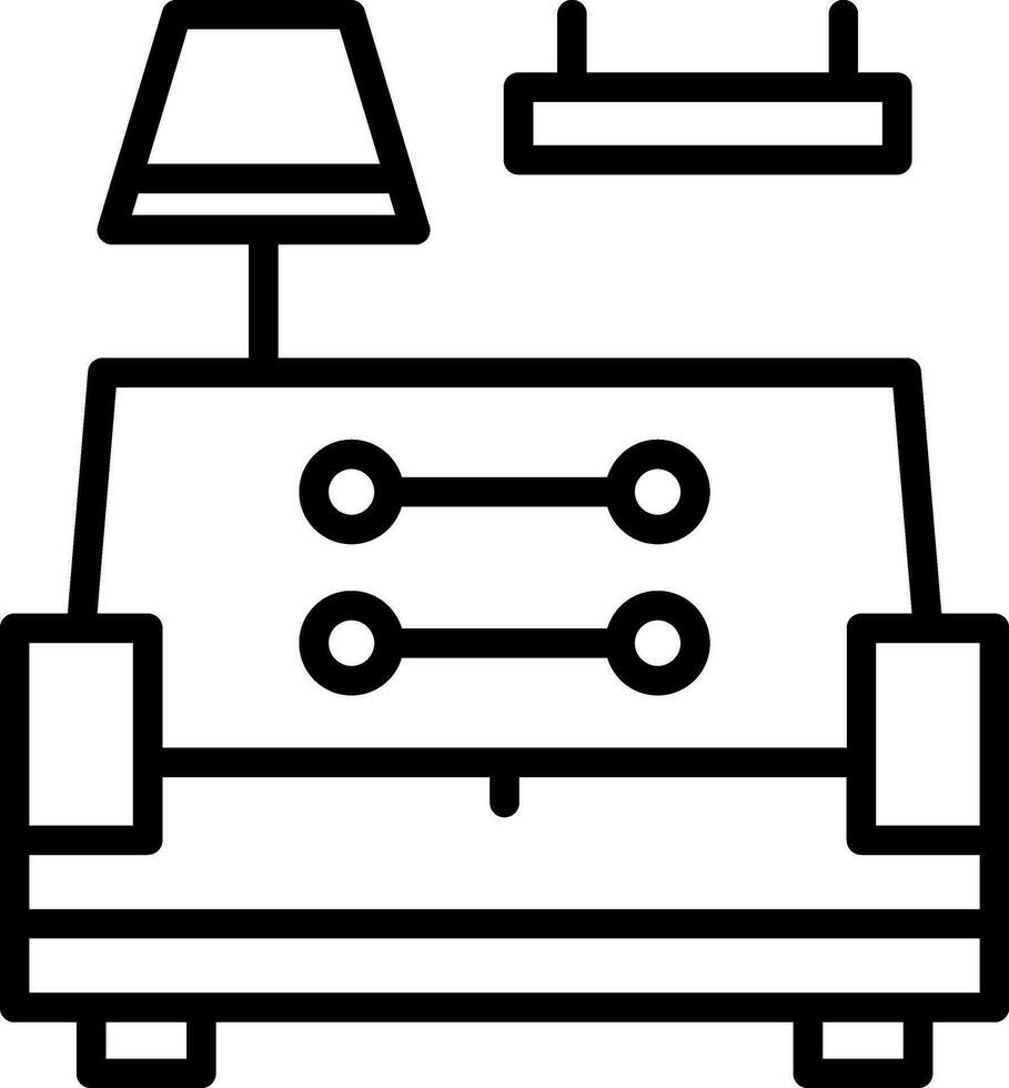 conception d'icône de vecteur de salon