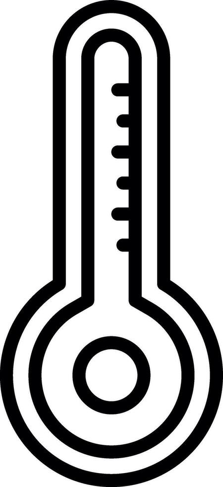 conception d'icône de vecteur de thermomètre