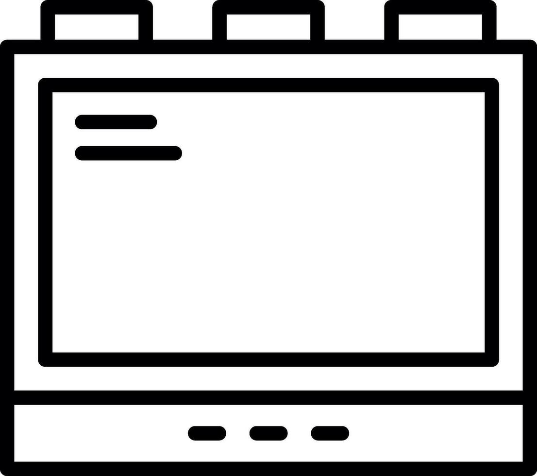 surveiller la conception d'icônes vectorielles vecteur