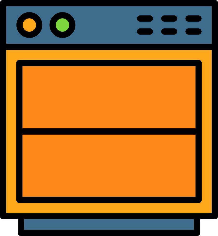 Lave-vaisselle vecteur icône conception