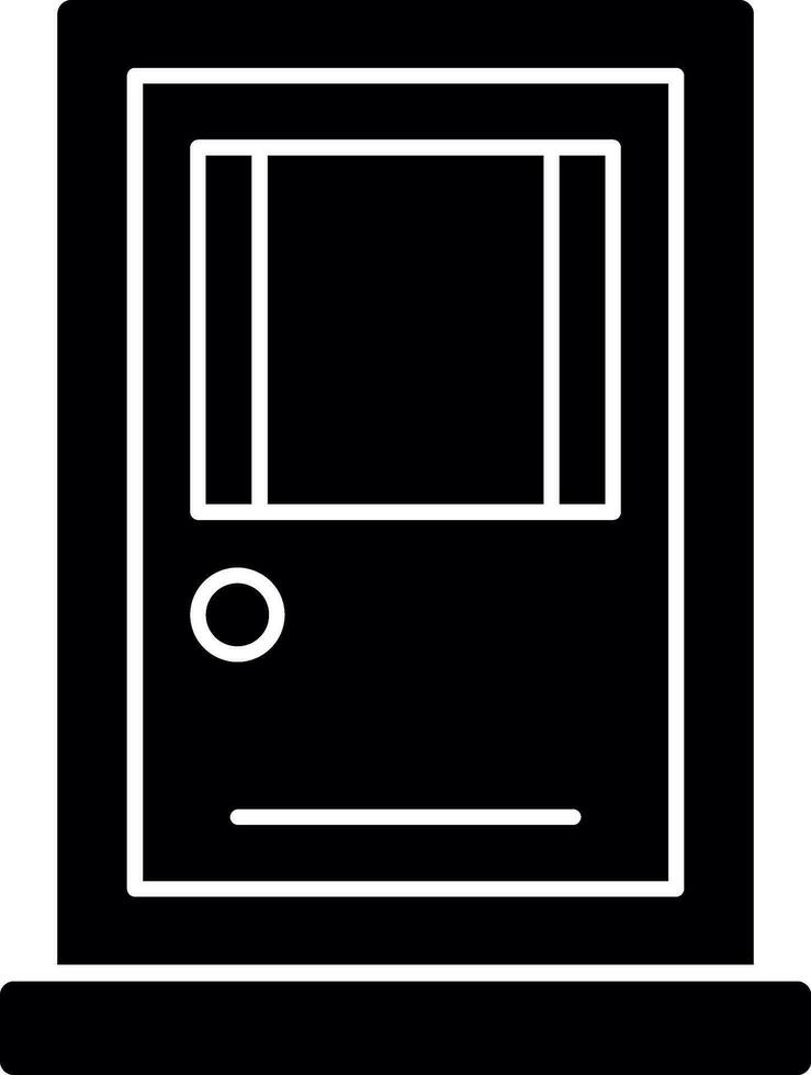 conception d'icône de vecteur de porte