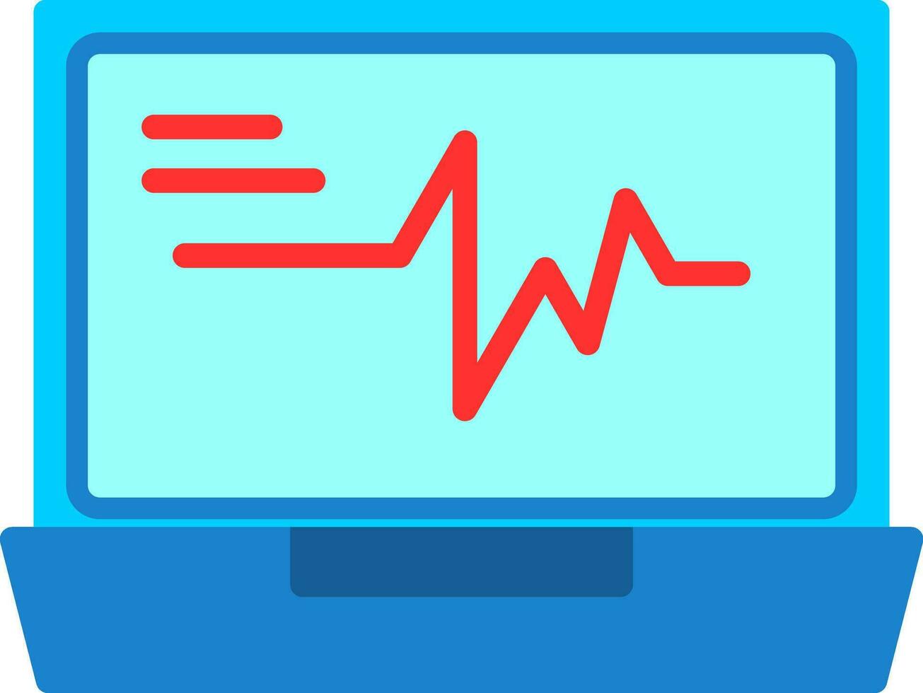 ecg vecteur icône conception