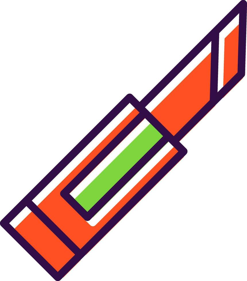 conception d'icône de vecteur de couteau chirurgical