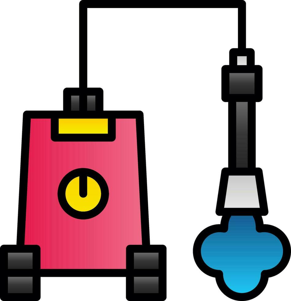 pression machine à laver vecteur icône conception