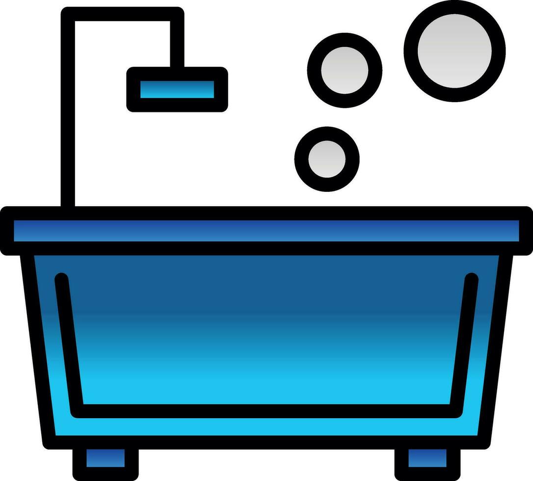 conception d'icône de vecteur de bain