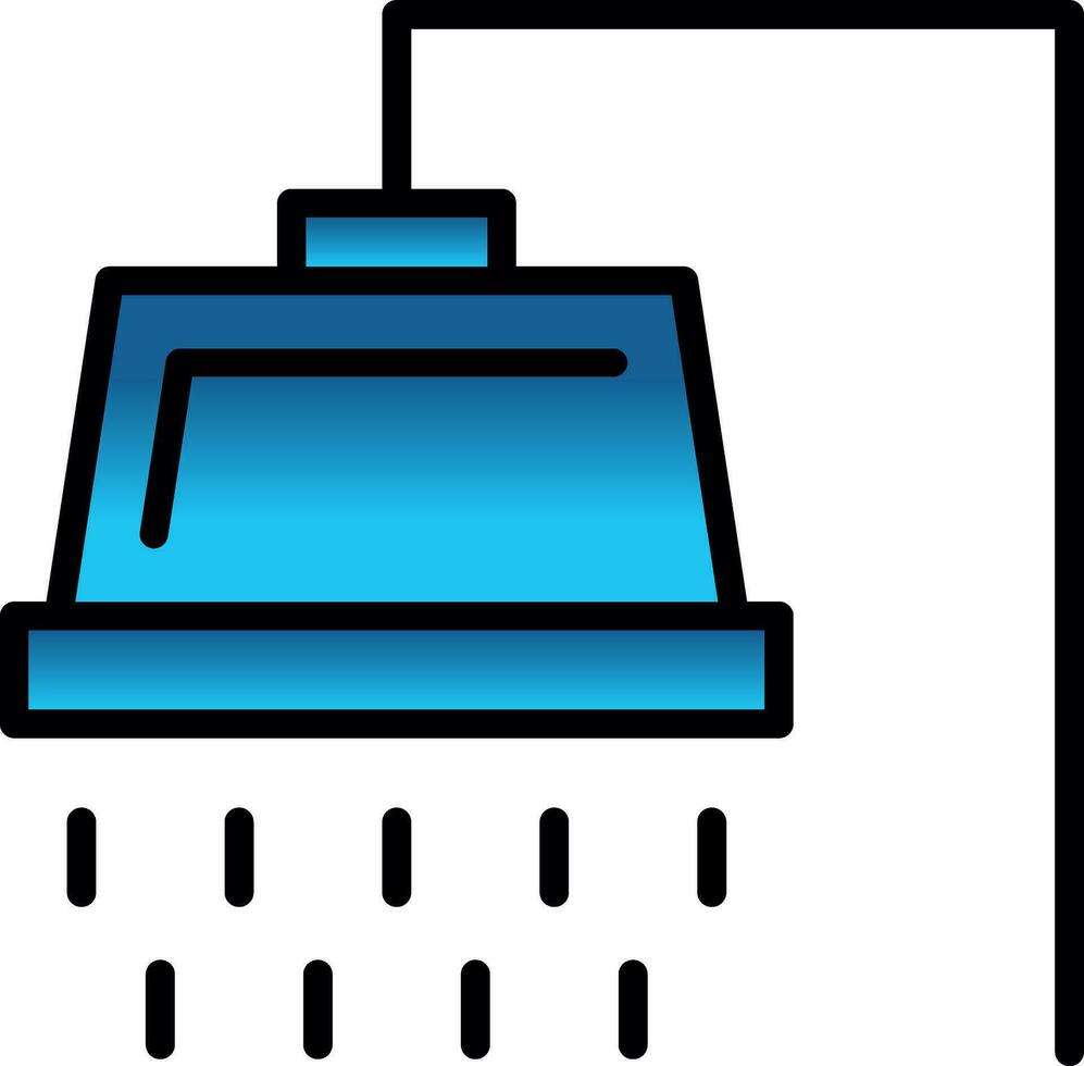 conception d'icône de vecteur de douche