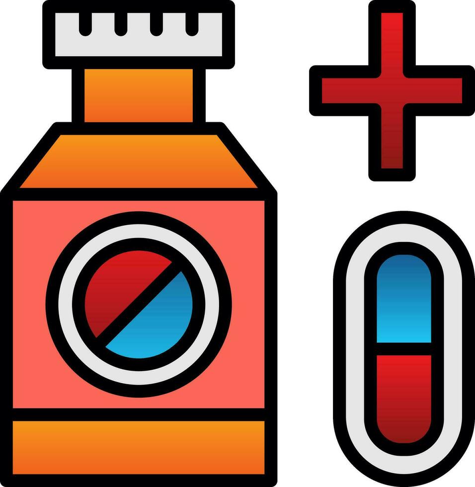 conception d'icône de vecteur de médecine