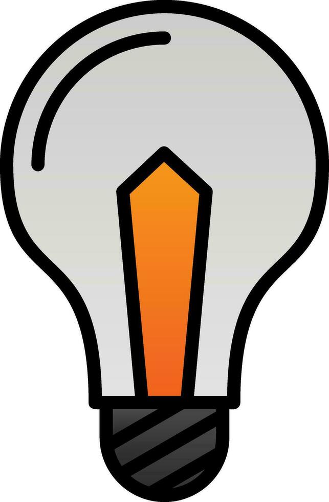 conception d'icône vecteur ampoule