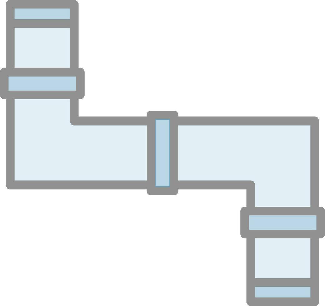conception d'icône de vecteur de tuyau