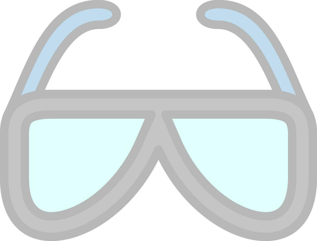 sécurité des lunettes vecteur icône conception