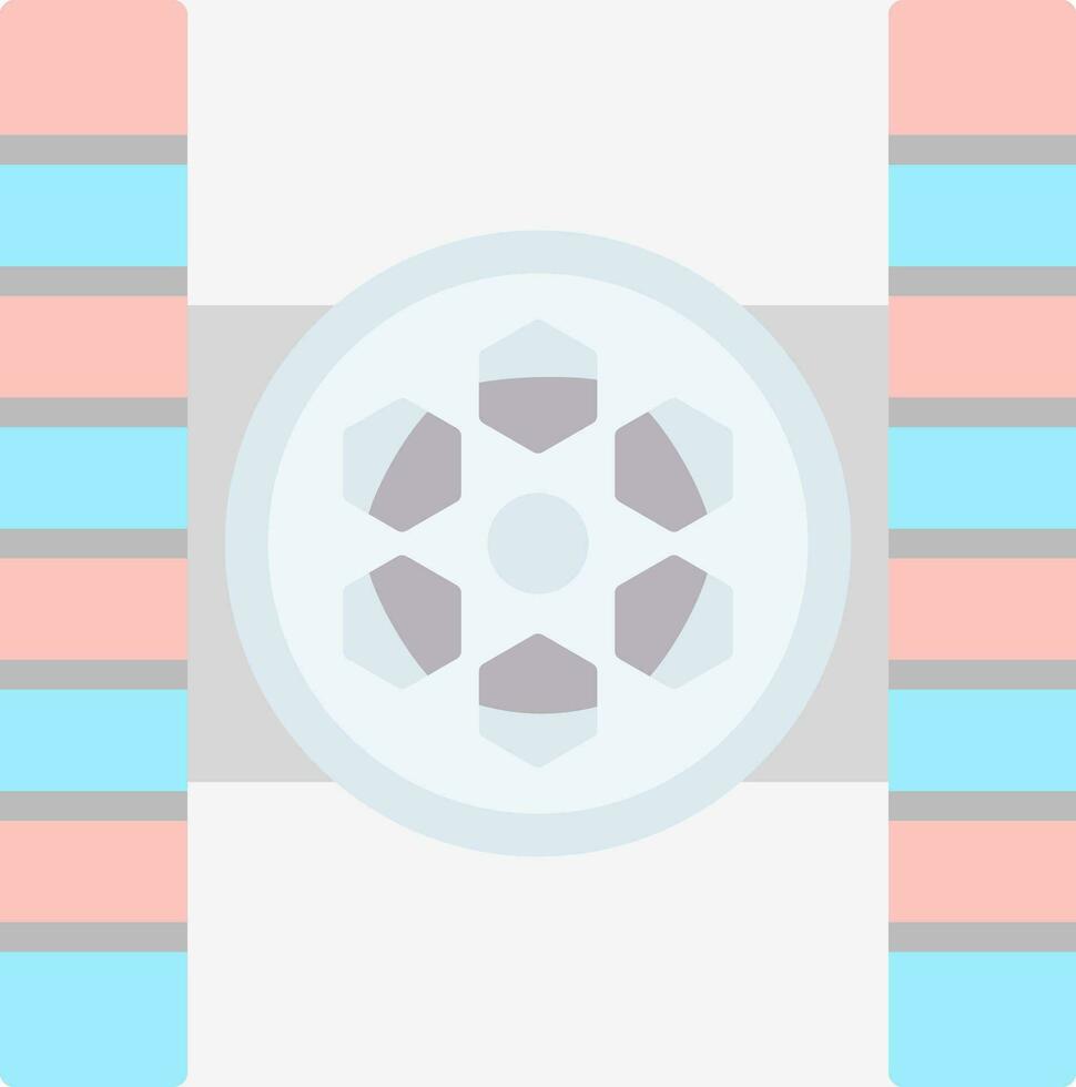 conception d'icône de vecteur de bobine de film