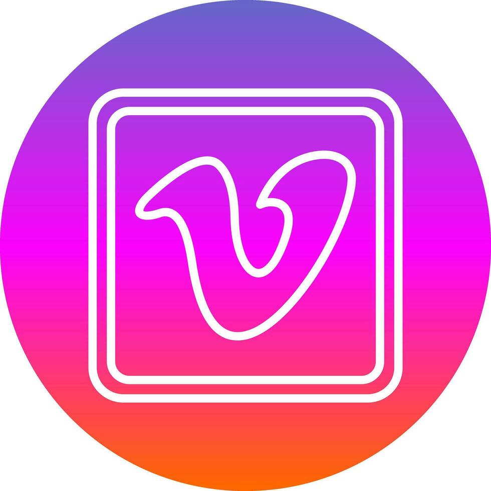 vimeo carré logo vecteur icône conception