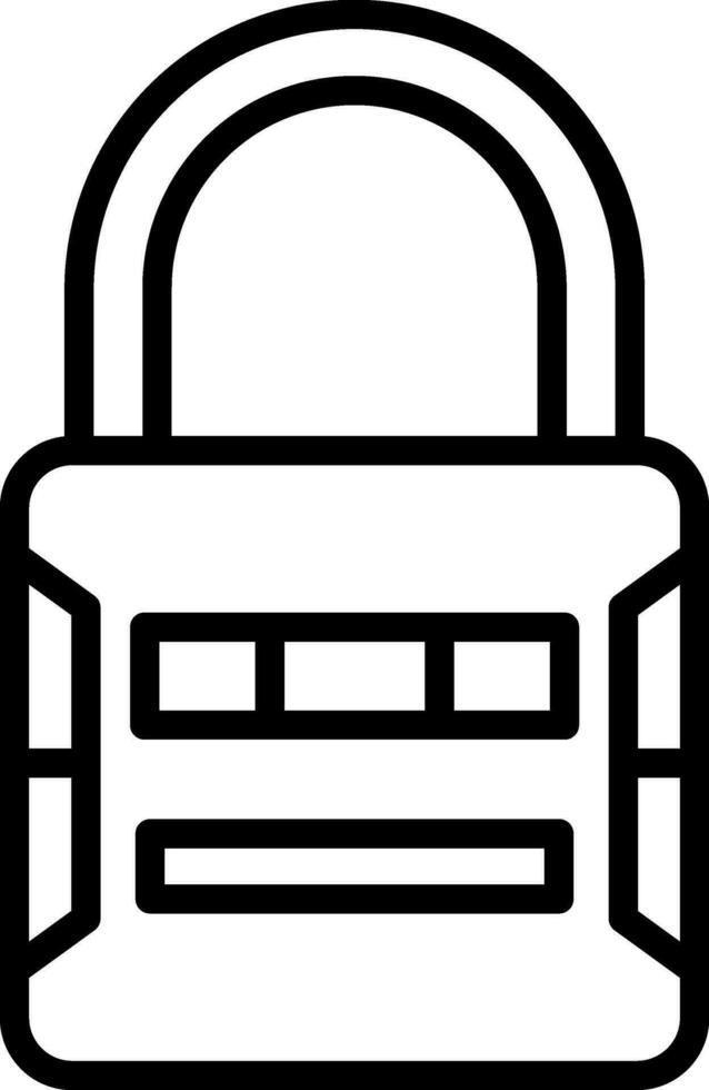 conception d'icône de vecteur de cadenas