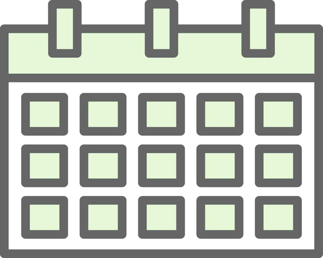 conception d'icône de vecteur de calendrier