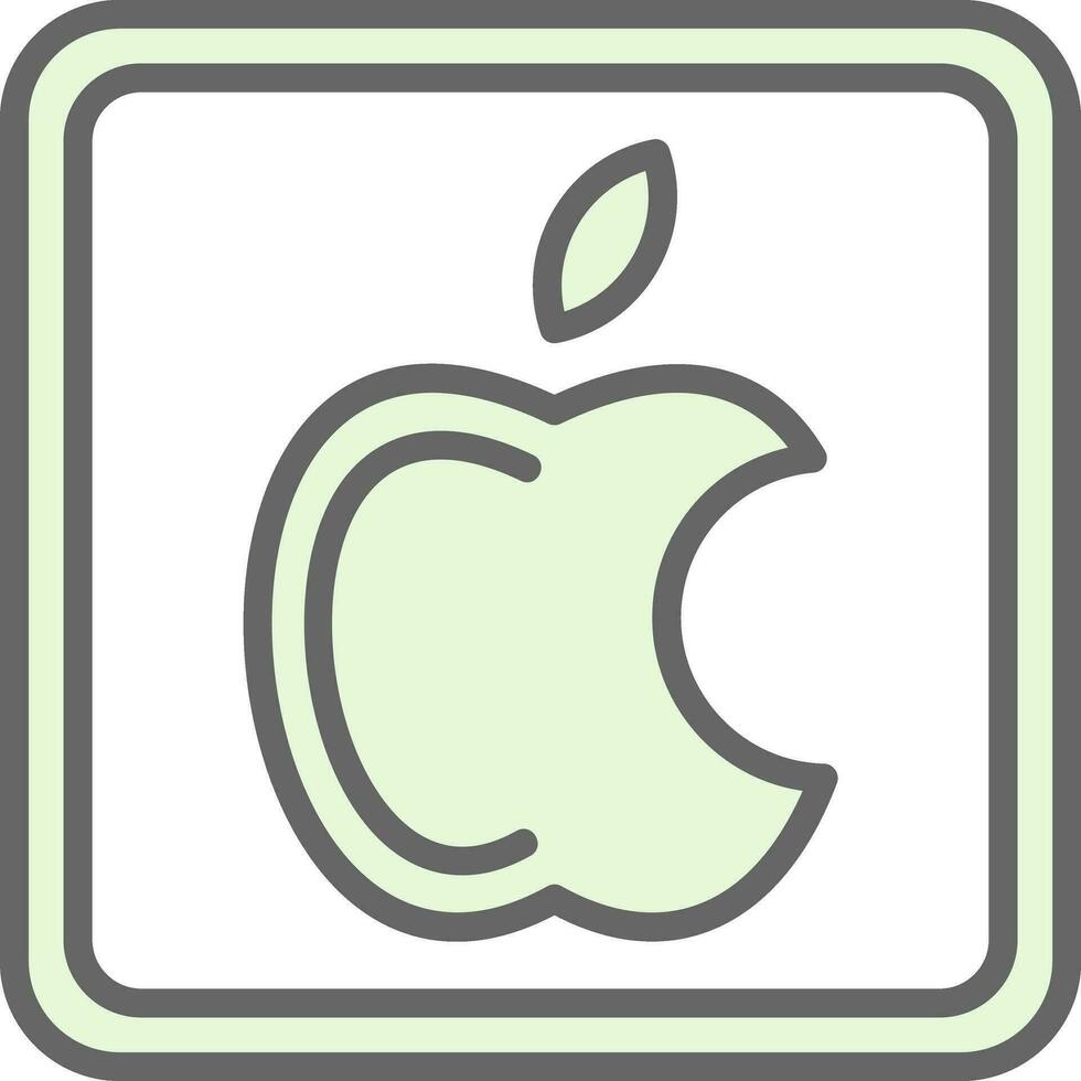 Pomme logo vecteur icône conception