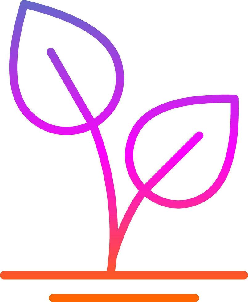 conception d'icône de vecteur de plante