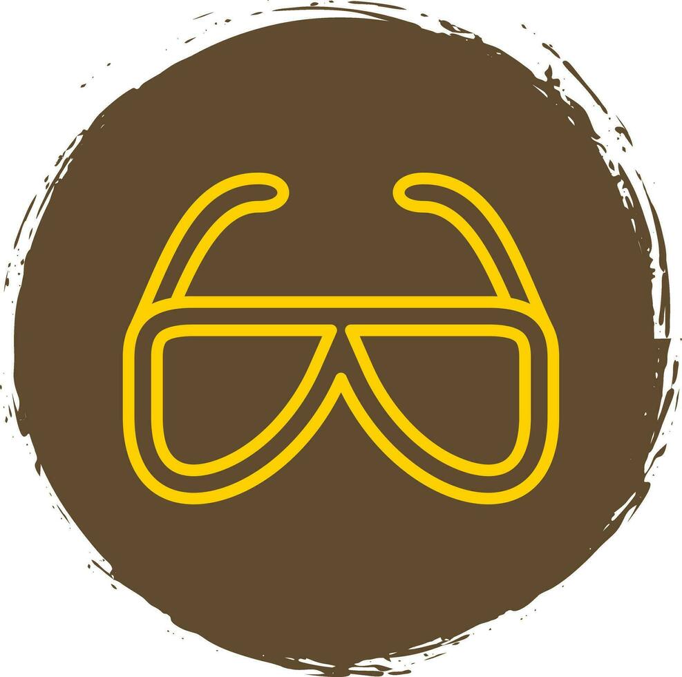 sécurité des lunettes vecteur icône conception