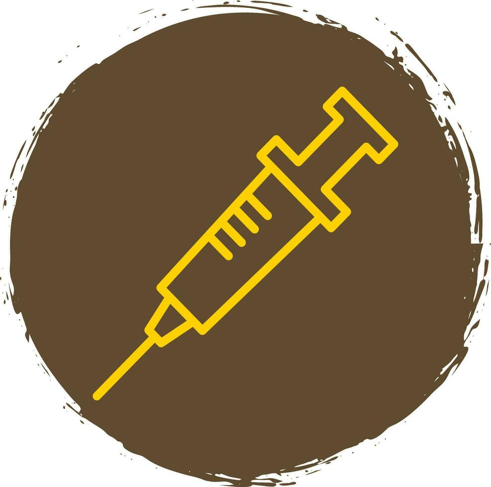 conception d'icône de vecteur d'injection