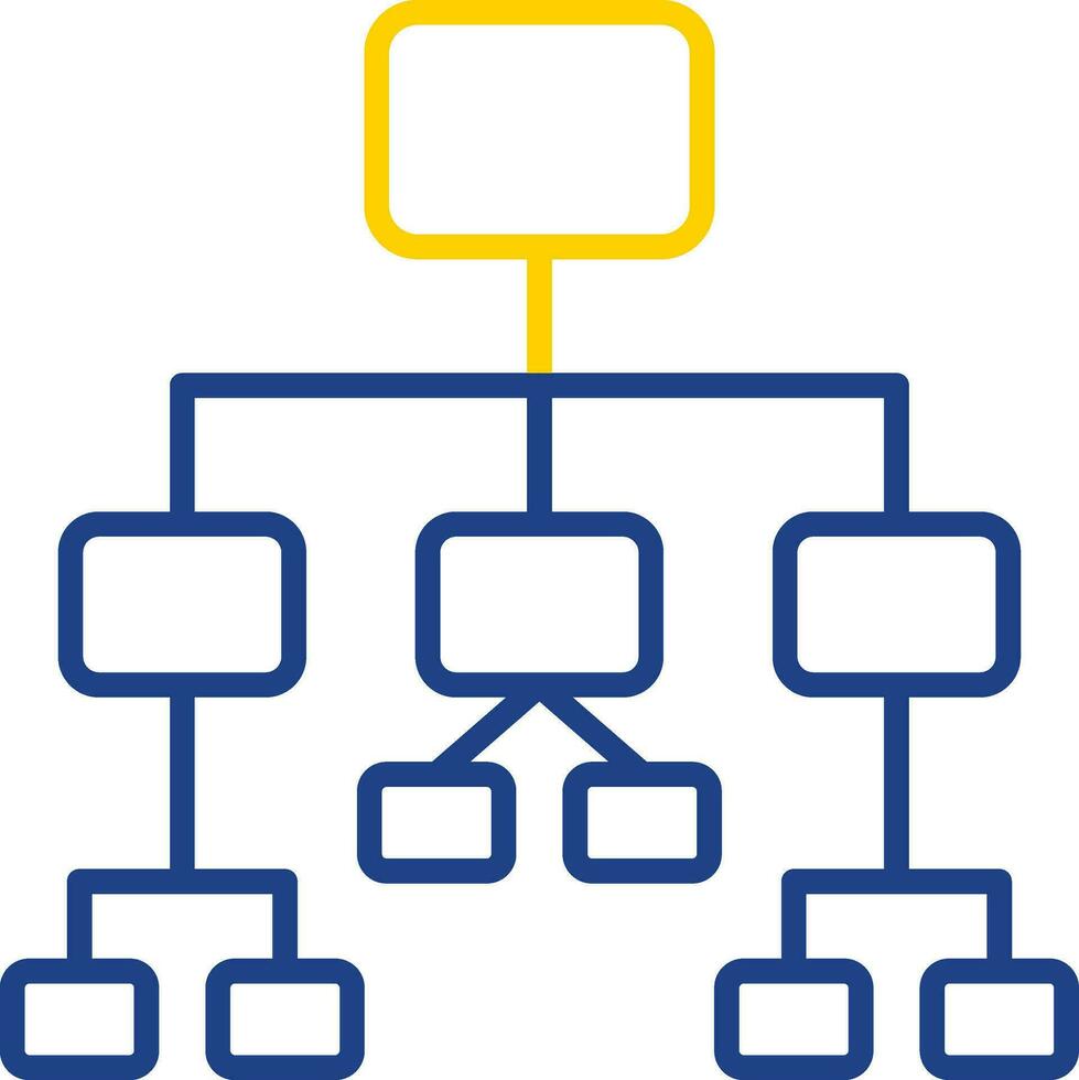 conception d'icône de vecteur d'organisation