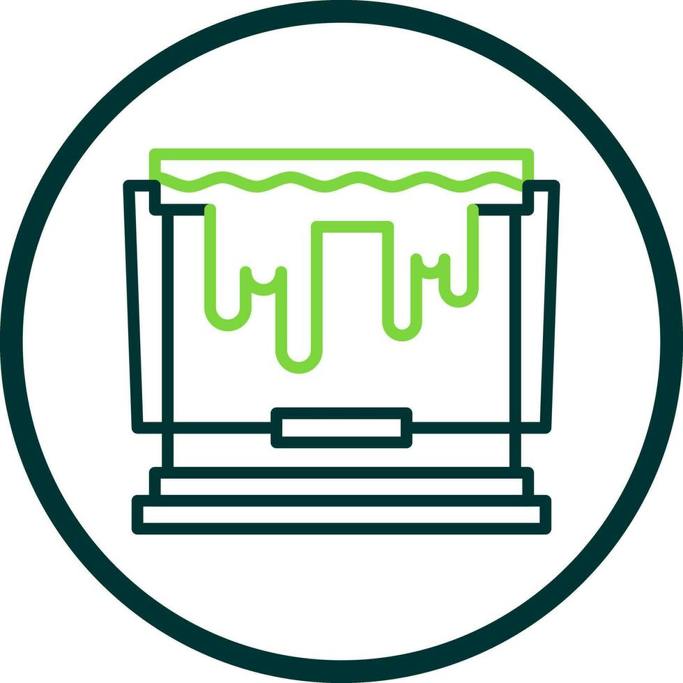conception d'icône de vecteur de seau de peinture